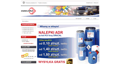 Desktop Screenshot of etykiety-adr.pl